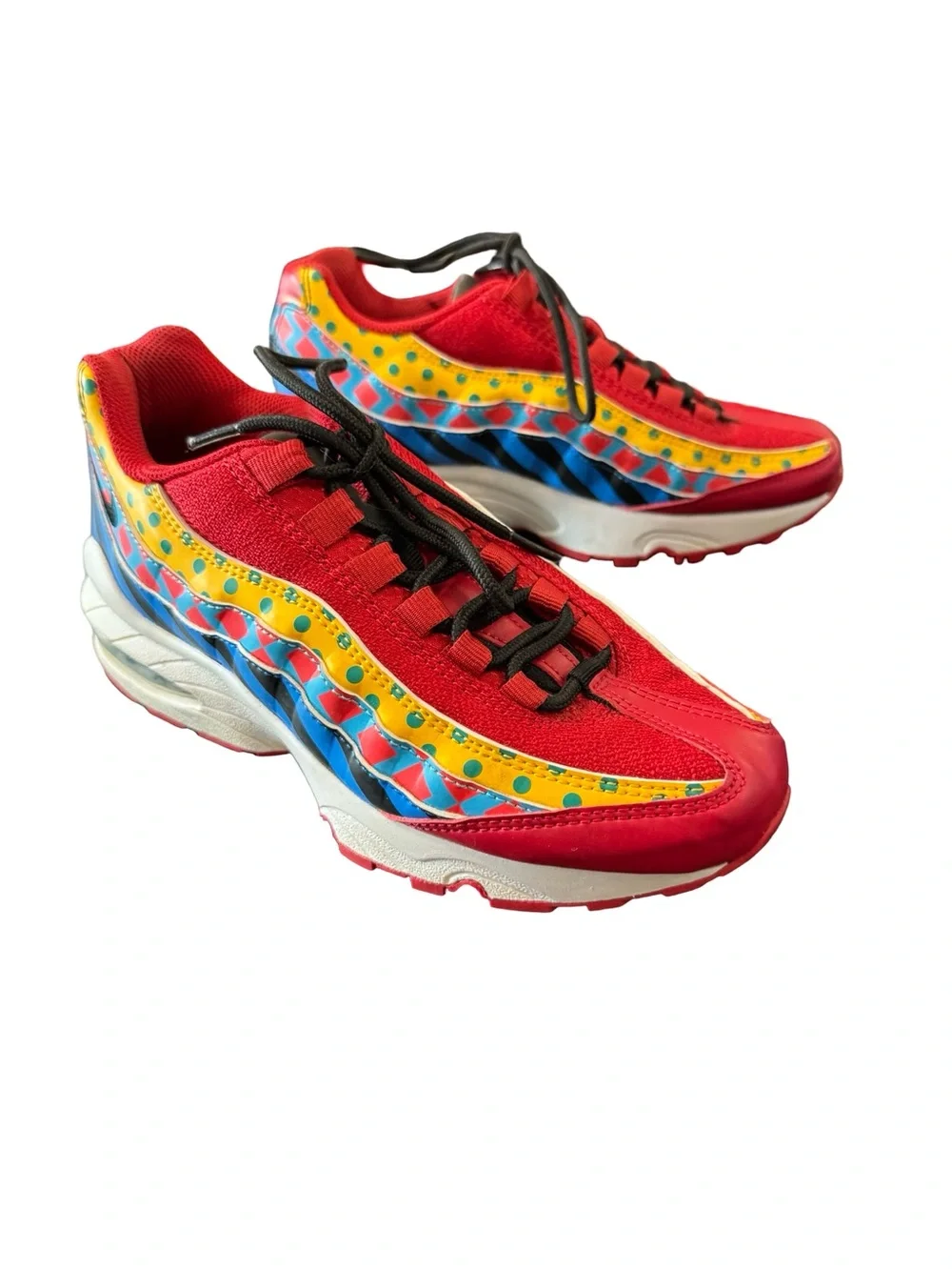 1486 / Nike Air Max 95 GS Baltimore Home Multicolored Sneakers Sz Youth 4